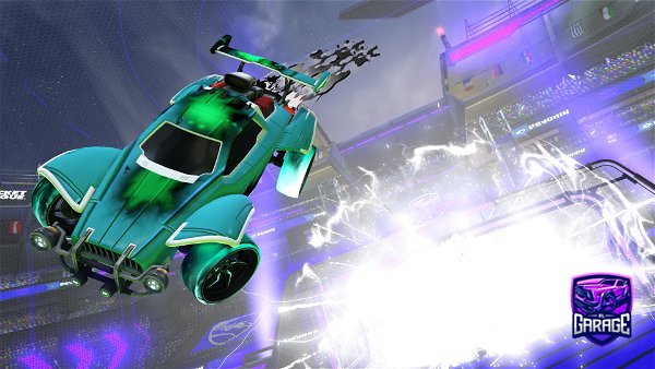 A Rocket League car design from Jagerbombastic