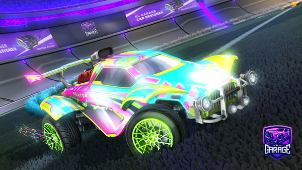 A Rocket League car design from IzarRL