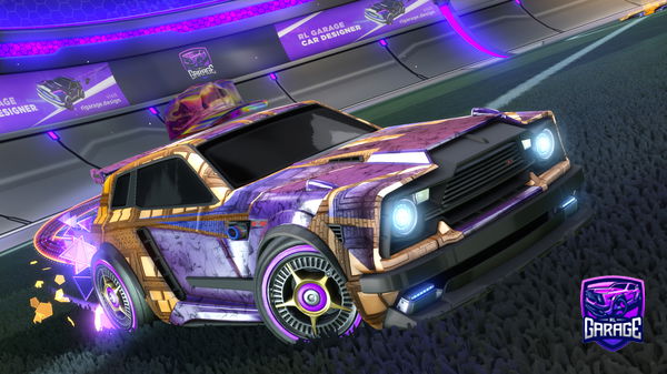 A Rocket League car design from pixl_