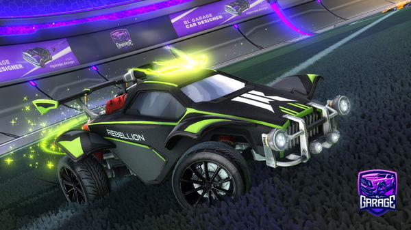 A Rocket League car design from Soulxiez