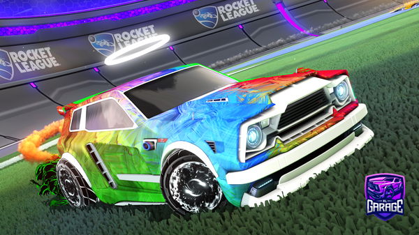 A Rocket League car design from TheJager