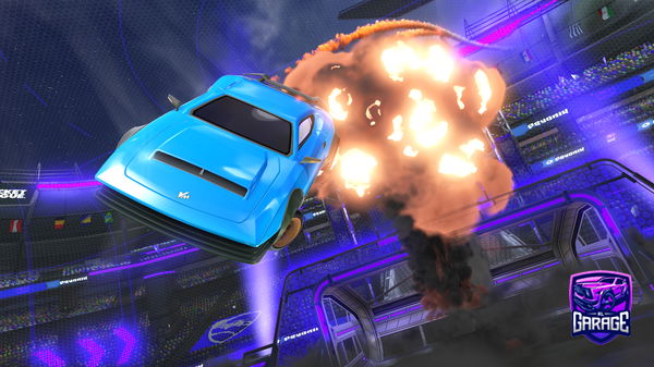 A Rocket League car design from Poweredplayer