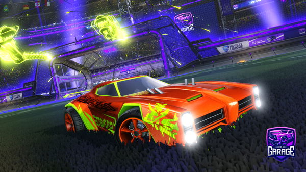 A Rocket League car design from xXB0MBARDXx