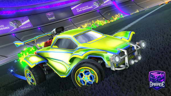 A Rocket League car design from Kazzui