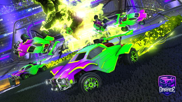 A Rocket League car design from RadPokemon