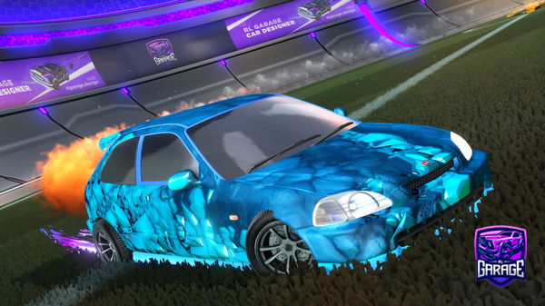 A Rocket League car design from Maximichele