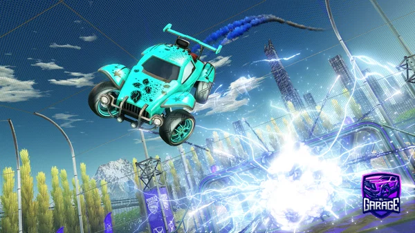 A Rocket League car design from Skybluefrog7