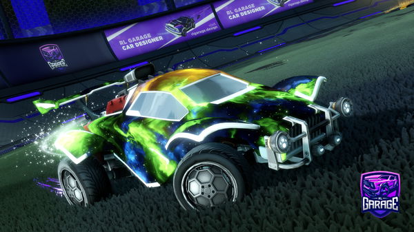 A Rocket League car design from sunsetblizzard