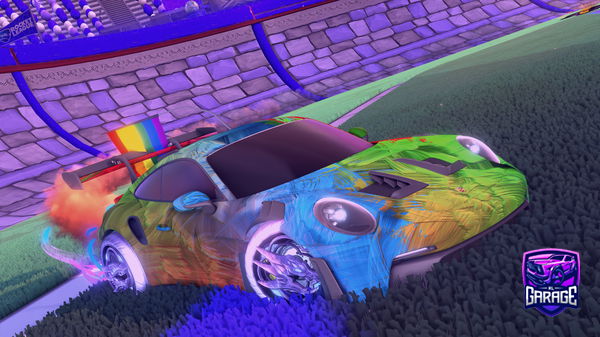 A Rocket League car design from TTVtokyo