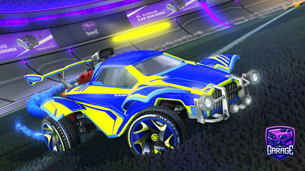 A Rocket League car design from SplitLemon