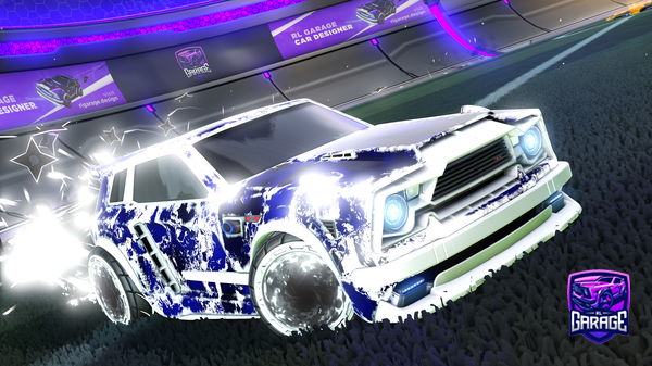 A Rocket League car design from Pveck