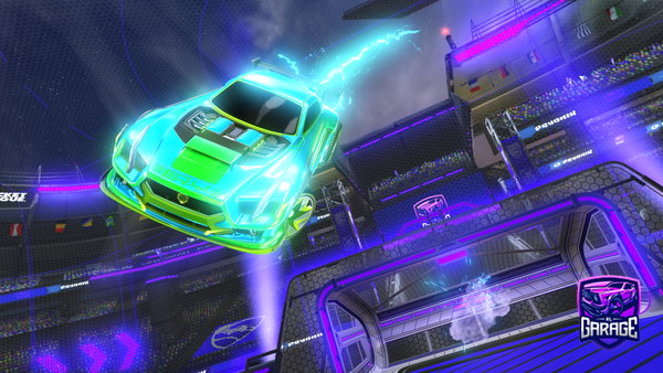 A Rocket League car design from Cheekybro9