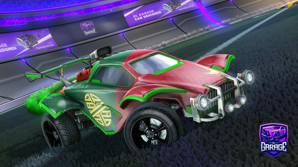 A Rocket League car design from LeonHlzyy