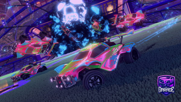 A Rocket League car design from Goldkargashik