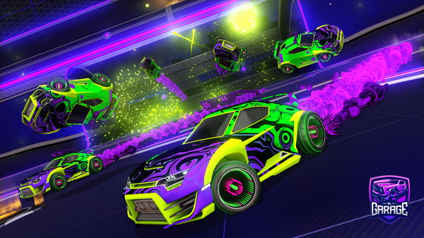 A Rocket League car design from GRZYBEEKK