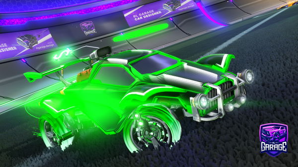A Rocket League car design from Ghost_On_PS4