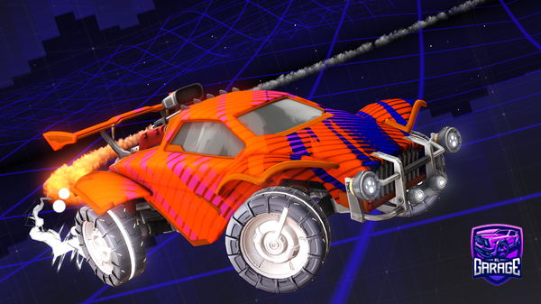 A Rocket League car design from lunarance