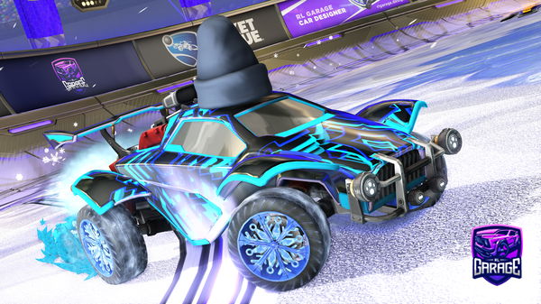 A Rocket League car design from Mec_GAMER