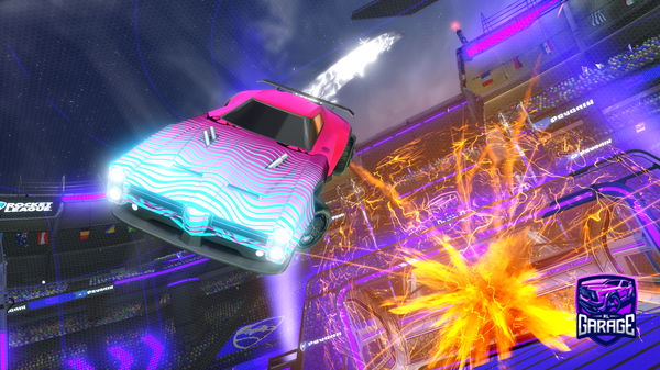 A Rocket League car design from GGSTEPBRO