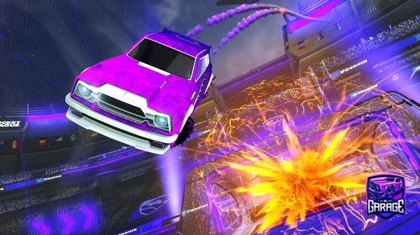 A Rocket League car design from BLUEflair77