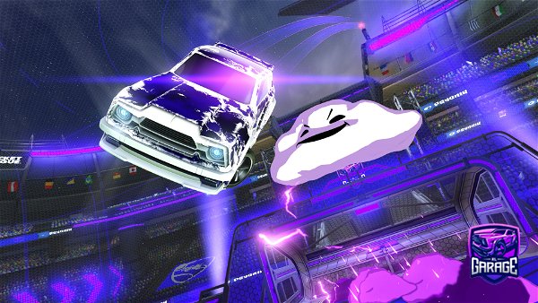 A Rocket League car design from PinkDISOLVER