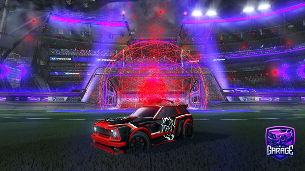 A Rocket League car design from PandaPlayzGamerPro