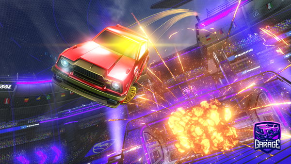 A Rocket League car design from totenkreuz