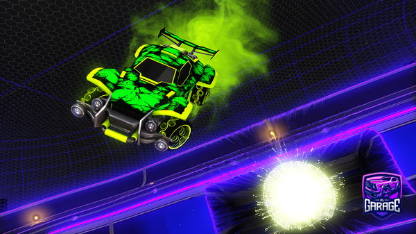 A Rocket League car design from SilverStarz128