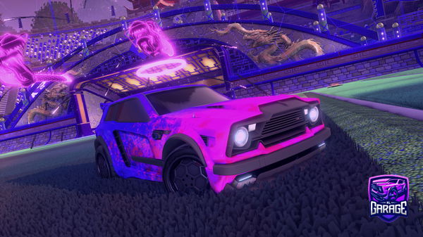 A Rocket League car design from leyuki