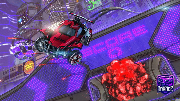 A Rocket League car design from Ricky21