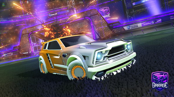 A Rocket League car design from Gangsterbanx