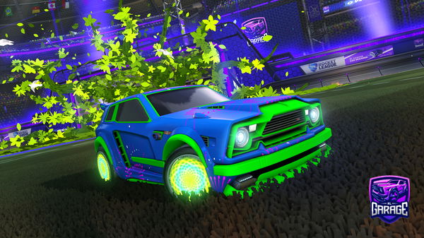 A Rocket League car design from pandamagic