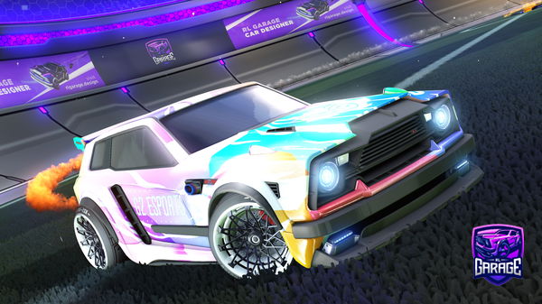 A Rocket League car design from Duckknight28