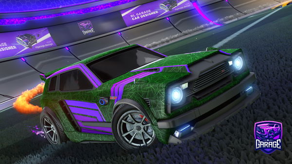 A Rocket League car design from bugxxithola