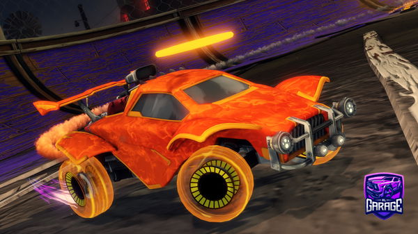 A Rocket League car design from Voi1dzxxx