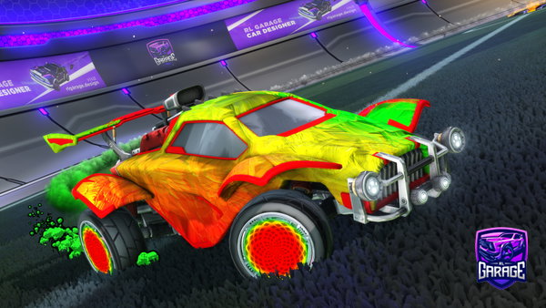 A Rocket League car design from nottesjokolade