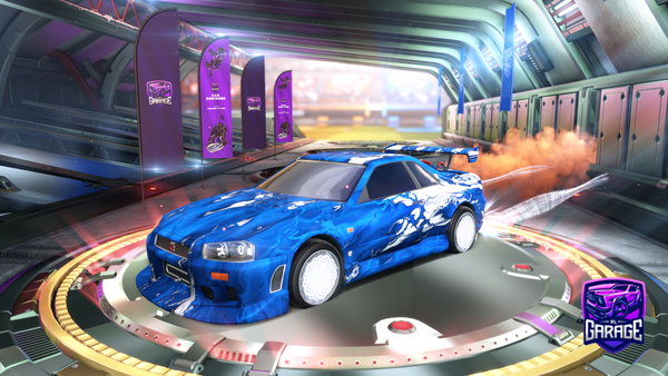 A Rocket League car design from ElPititumaxiom