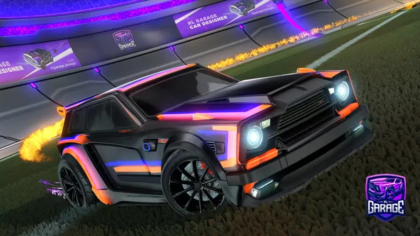 A Rocket League car design from Fifoludek