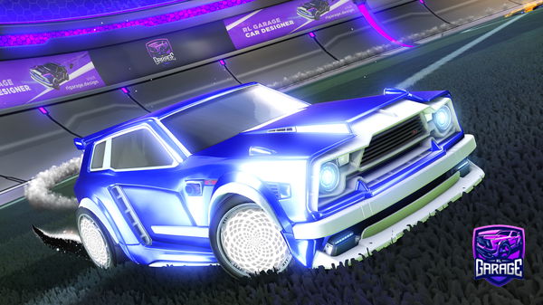 A Rocket League car design from Foxgamingv2