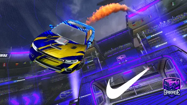 A Rocket League car design from TekksYT
