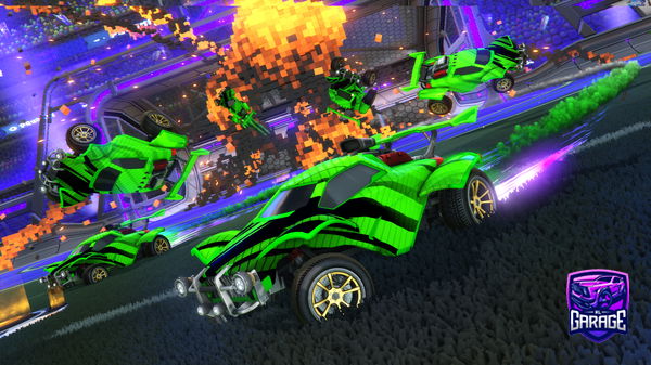 A Rocket League car design from victrolljajalol