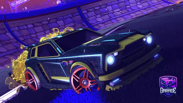 A Rocket League car design from Shooteo2313