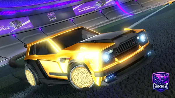 A Rocket League car design from Becienzo88