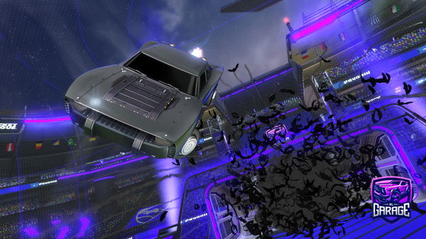 A Rocket League car design from ClippedByArtxc