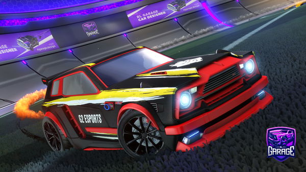 A Rocket League car design from Sharkboiii