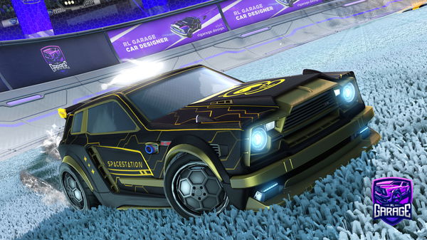 A Rocket League car design from drmackfuddy