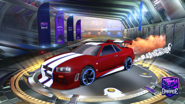 A Rocket League car design from Hdudnudb