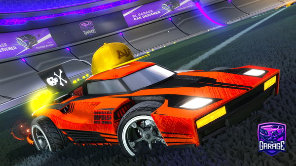 A Rocket League car design from findus_on_youtube