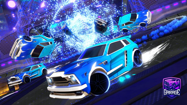 A Rocket League car design from PlateXX10