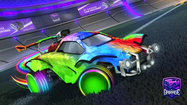A Rocket League car design from JustBaileyBro